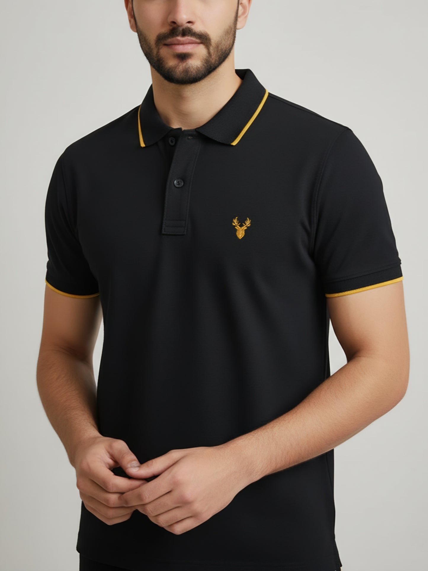 (Premium) Jacquard Collar Polo