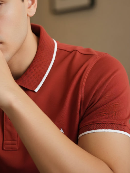 (Premium) Jacquard Collar Polo