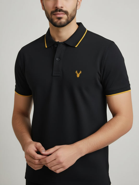 (Premium) Jacquard Collar Polo