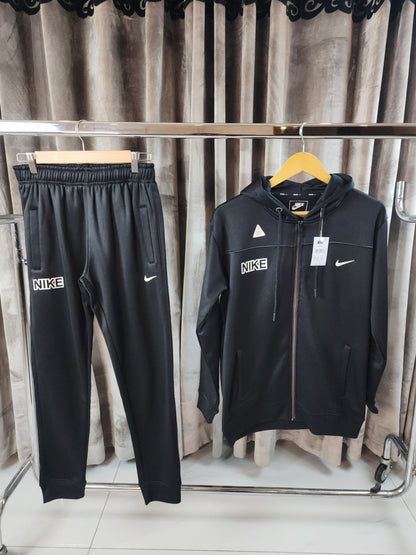 Nik-E Panel Tracksuit Black