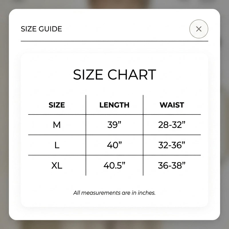 Size Guide