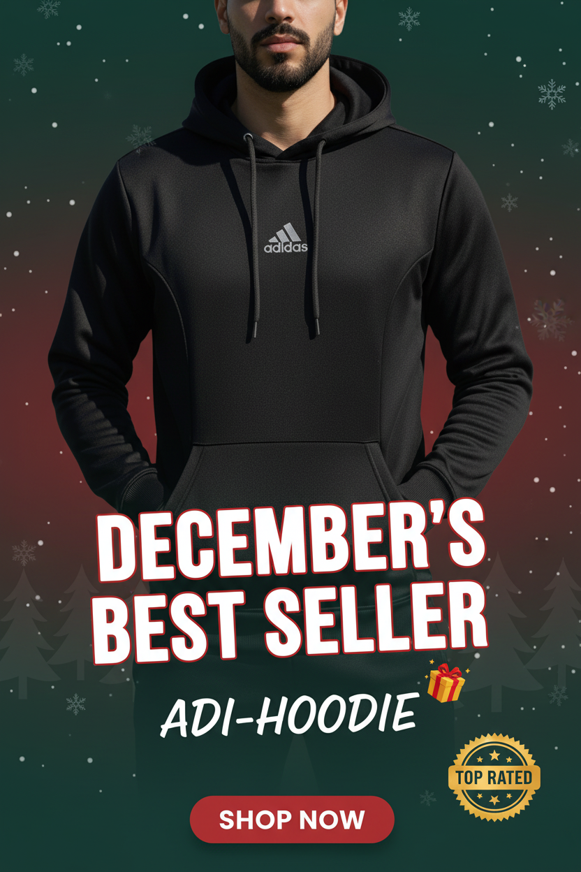 December Best Seller Mobile Banner - Adi Hoodie