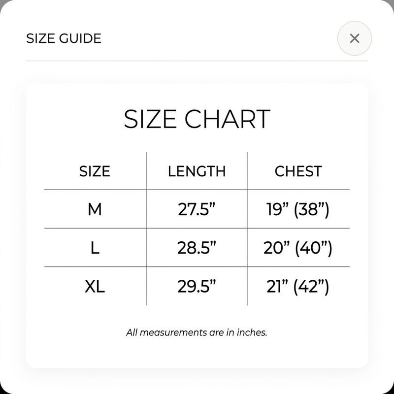 Size Guide