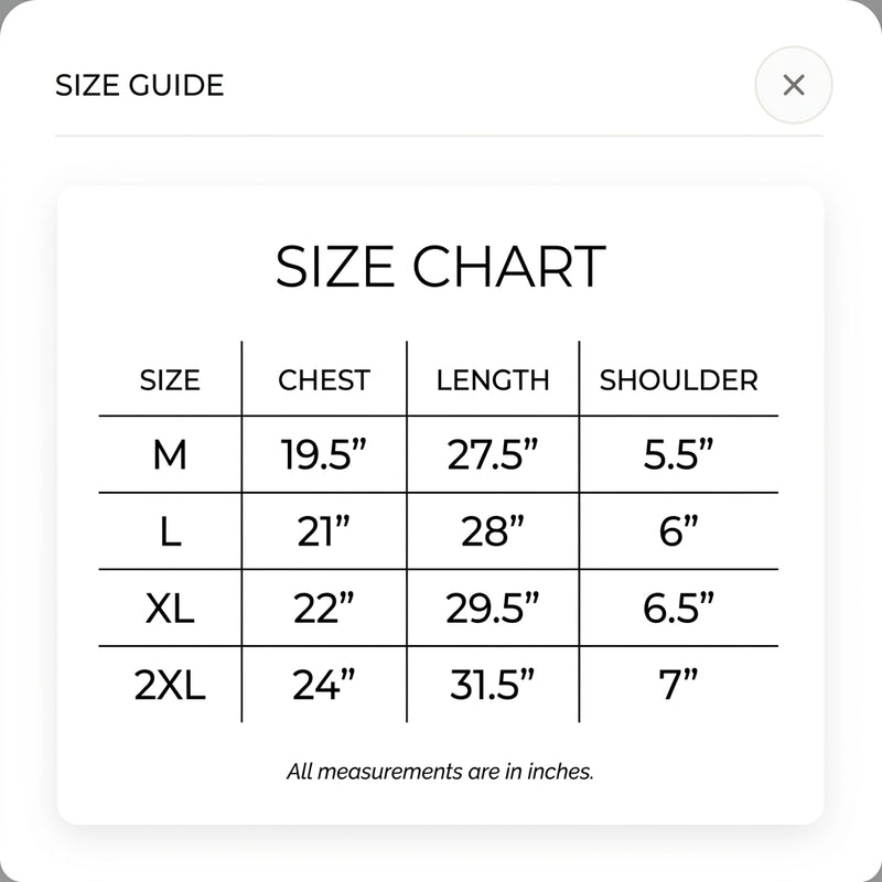 Size Guide