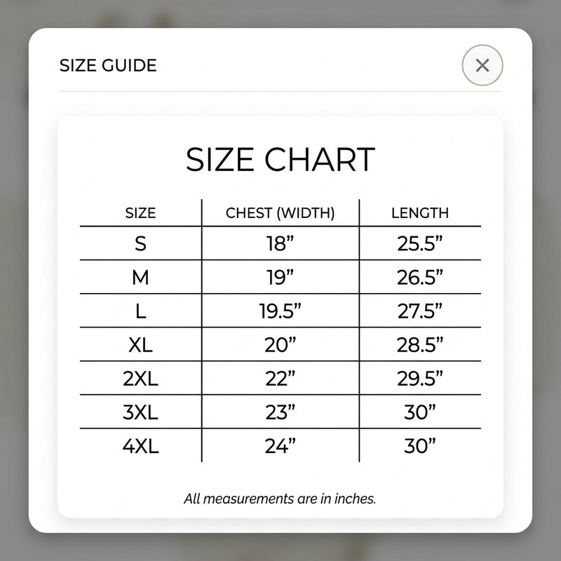 Size Guide