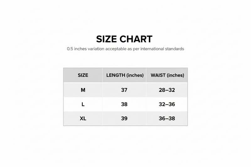 Size Guide